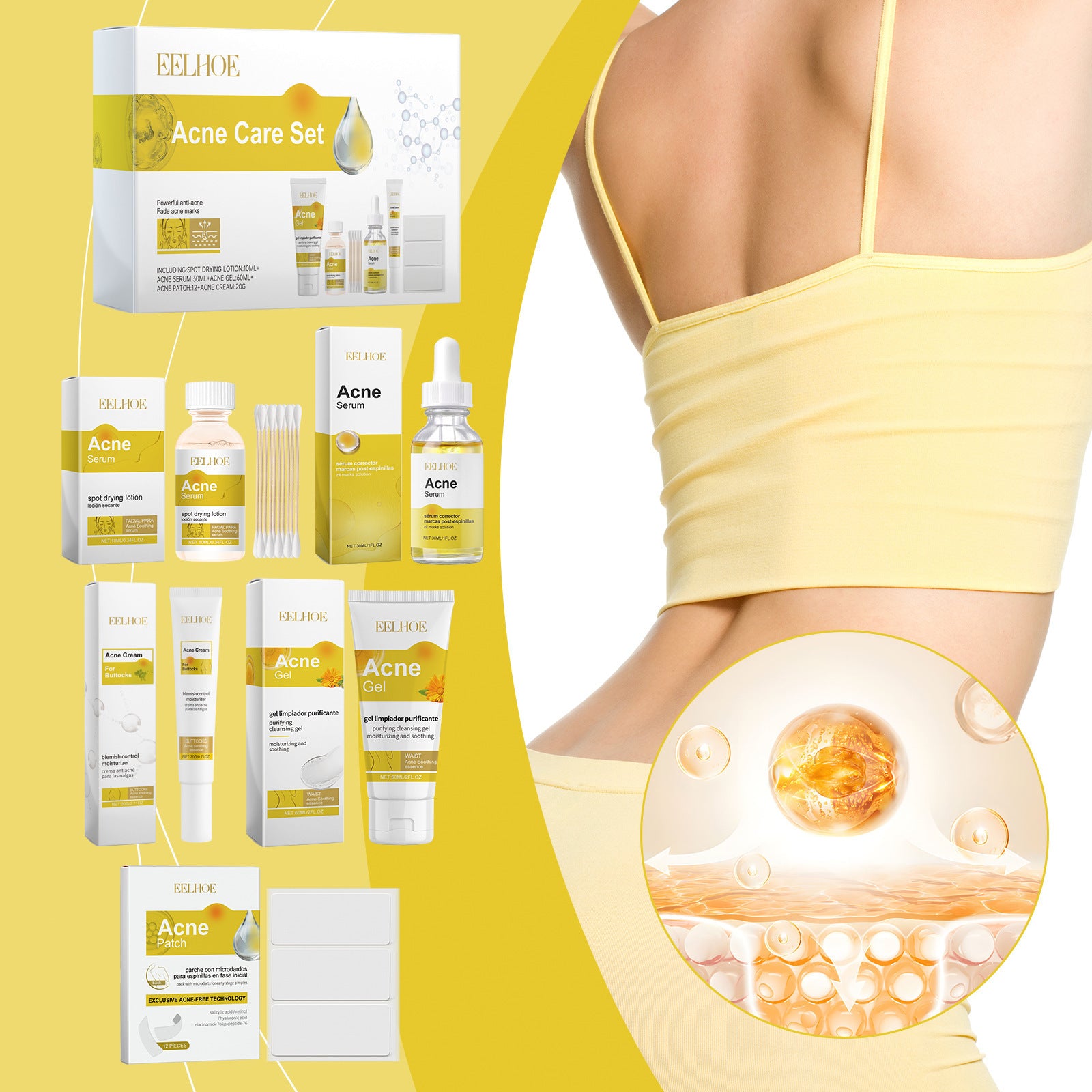 Skin Care Set Care Tender-Acne Skin