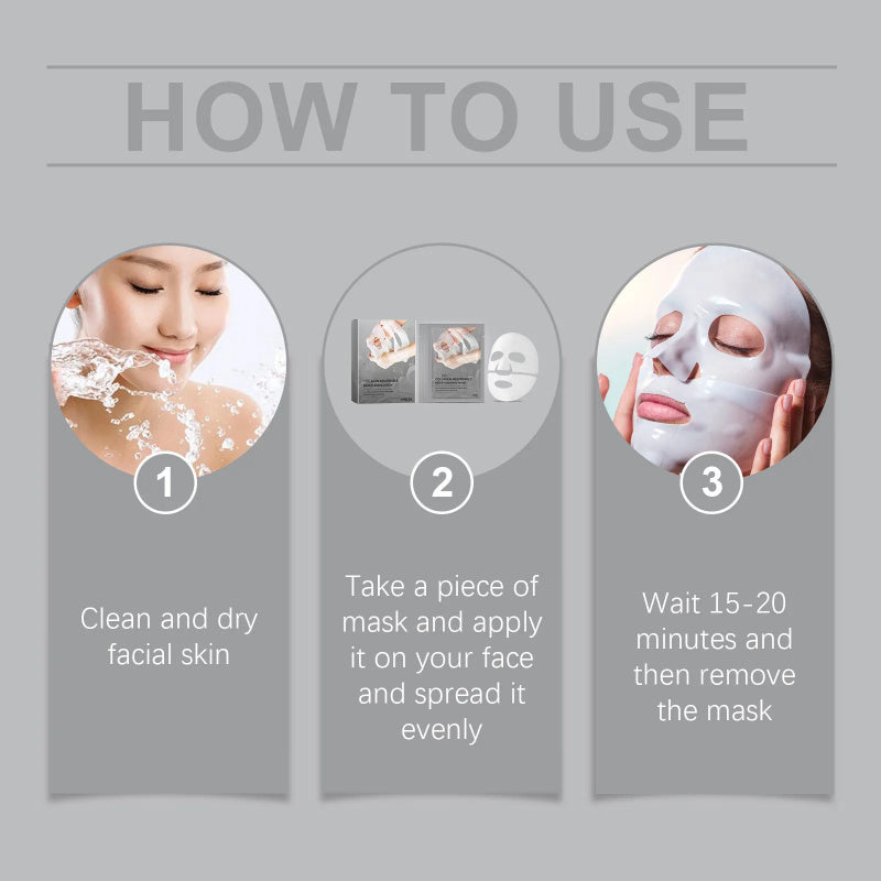 Bio Collagen True Deep Mask, Collagen Mask Overnight, Facial Care Collagen Mask Moisturizing