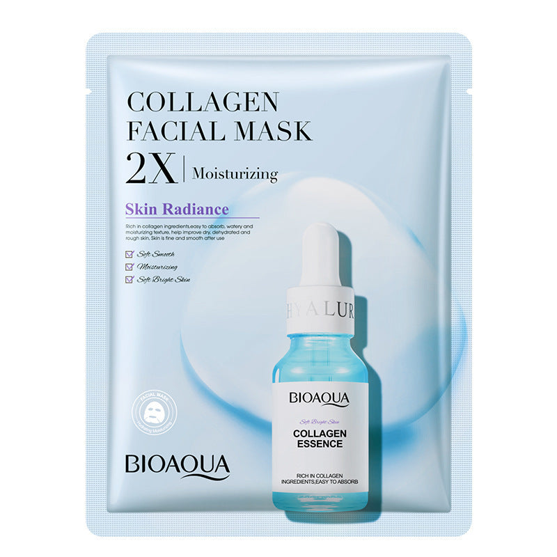 Collagen Face Mask
- Moisturizing Firming Face Sheet Mask Hyaluronic Acid Facial Masks Beauty Skin.